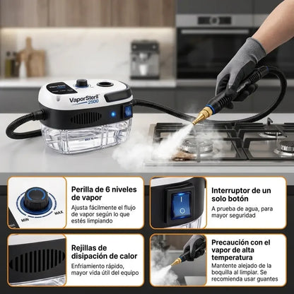 VAPORSTERIL™ 2500 · LIMPIEZA A VAPOR